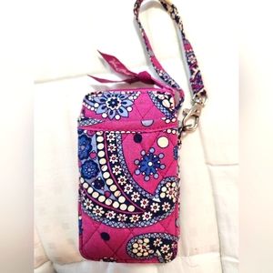 Nice Vera Bradley Cellphone wristlet wallet.